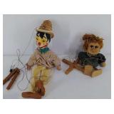 Two Marionette puppets