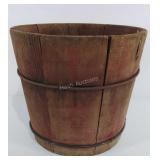 Wood sand bucket, ca. 1930s