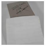 Labels, 250 sheets of 1" x 2" labels