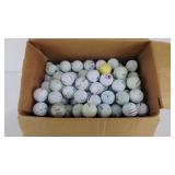 100 Practice Golf Balls, various brands