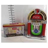 Coca-Cola decor, Gibson Coke jukebox cookie jar