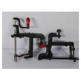 Two metal Apple Peelers,