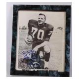 Autographed photo of Sam Huff of the Washington