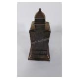 Advertising metal coin bank, Strauss National