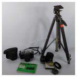 Fujica ST701 35mm camera and accessories