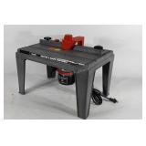 Hirsh router and saber saw table, works, 17.5" ×