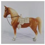 Model Horse, plastic, with removable saddle 10"