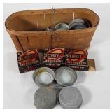 Canning jar runners and zinc lids