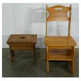 2pc: Chair that converts into a step-ladder and
