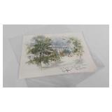 White House print by Robert Laessig, printed