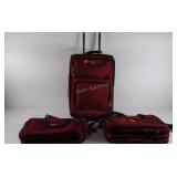 Jaguar suitcase set, there are a few small stains