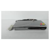 DVD recorder with remote, powers up