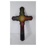 Decorative Cross, wall hanging, 20"×12", new