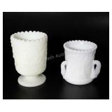 Glassware, includes Westmoreland glass co. Three