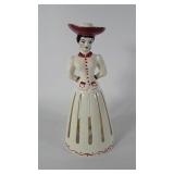 Early California pottery, lady napkin holder,