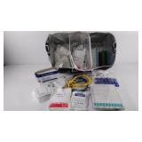 Gauze, hot packs, cold packs, stethoscopes,