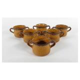 McCoy USA mesa brown handled soup containers