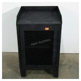 Industrial look stand, 26" tall, satin finish
