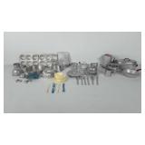 Toys, Aluminum cookware, bakeware, and