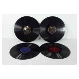 Vinyl records, four total, includes "Rum &