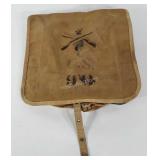 Cavalry tote bag, canvas and leather, 1960s