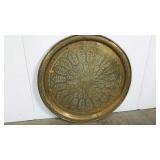 Copper wall decor,  38" diameter