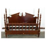 Queen size head and footboard with side rails and