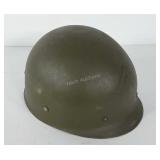 Military helmet with liner