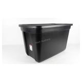 Rubbermaid storage tote with lid,  18 gallon