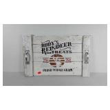 Holiday rust design Rudy Reindeer Treats tray