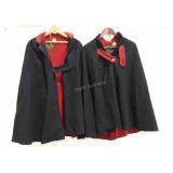 Two nurses capes, both marked CD William