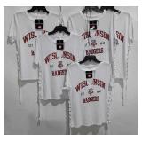Five new Wisconsin Badgers shirts, size medium,