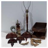 Home decor, includes lamps, wall mounted lights,