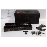 Metal 14" toolbox with keys