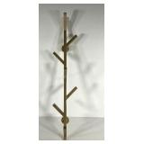 Coat or hat rack, metal wall mount, 36" tall