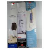 Three garmet racks, in boxes and complete per