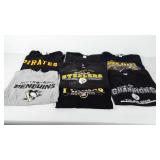 Seven Pittsburgh sports team t-shirts, includes