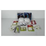 Hardware, includes caster cups, rubber cups,