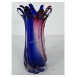 Glassware, Murano style vase, 10"
