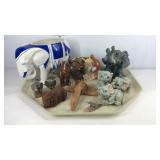 Elephant figurines and decor