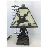 Cowboy theme table lamp