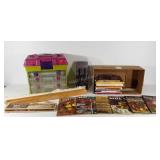Crafting group, organizer bin, Leon Franks