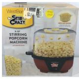 Westbend stir crazy 6qt stirring popcorn machine,
