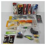 Fishing supplies, includes spinner baits, jig