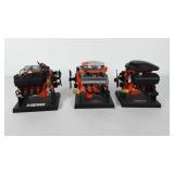 Three model engines, Hemi and Plymouth