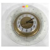 Mid Century General Electric glass wall clock,