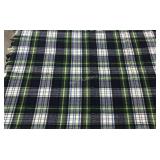 Lochan tartan wool throw, made in Scotland,