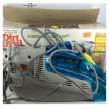 Dirt devil spot scrubber powers on