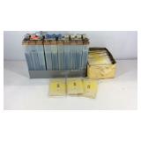 12V nickel cadmium battery and a box of Hubbell