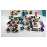 PEZ dispensers and the California raisins in